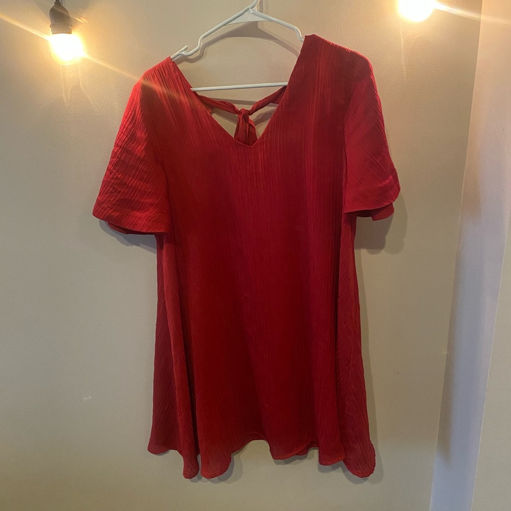 Altar’d State Red mini dress / blouse
